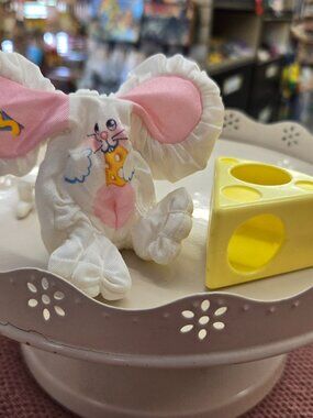 vintage Smooshees Fisher Price Nibble Mouse  collectible toys